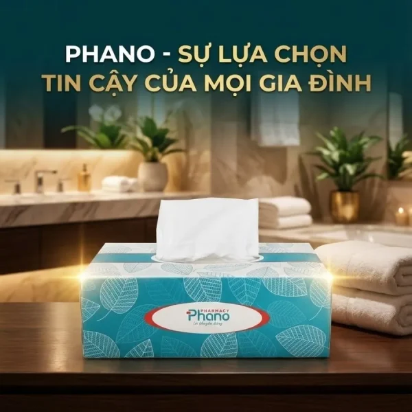Hộp khăn giấy in logo cho chuỗi bán lẻ